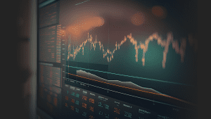 electronic trading results on screen