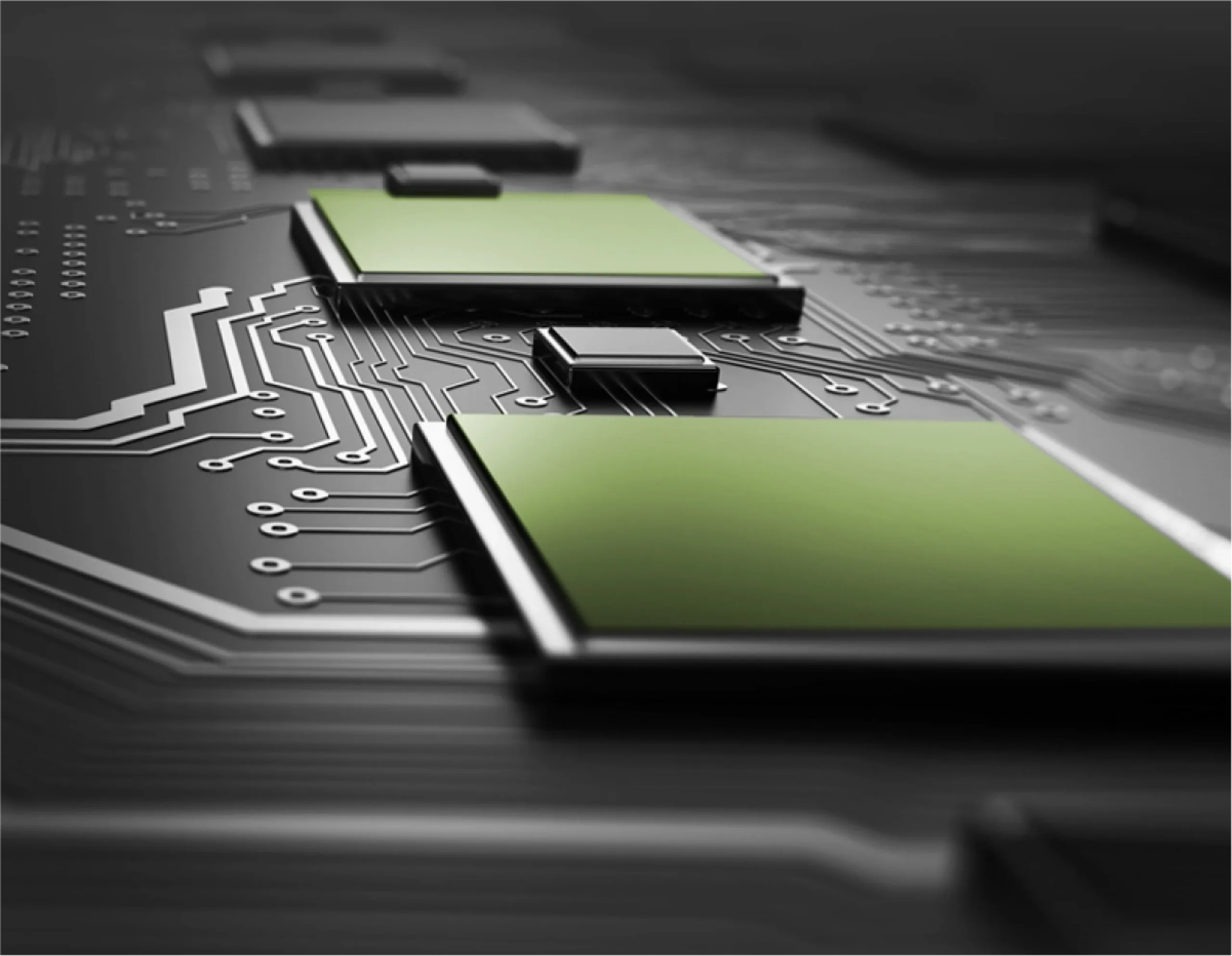 A close up image of electronic circuit for electronic engineering